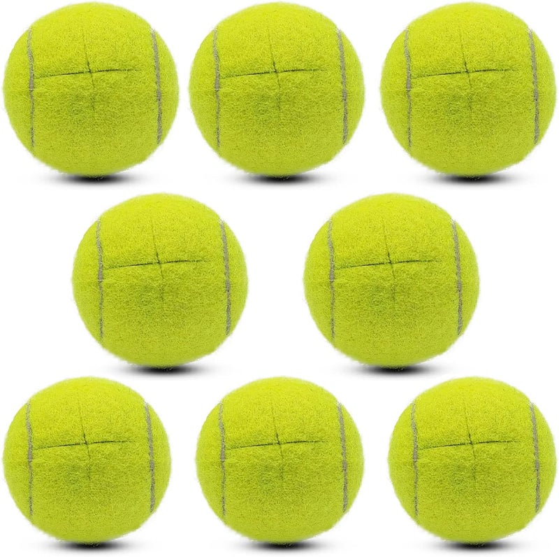 Magicorange 8PCS Precut Walker Tennis Balls for Furniture Legs and Floor Protection, Heavy Duty Long Lasting Felt Pad Glide Coverings (Yellow) - Image 1